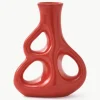 Handgefertigte Keramik-Vase Three Ears, H 21 cm