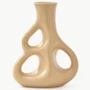 Handgefertigte Keramik-Vase Three Ears, H 21 cm