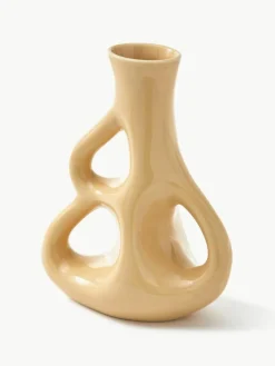 Handgefertigte Keramik-Vase Three Ears, H 21 cm