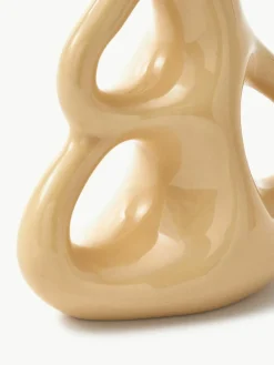 Handgefertigte Keramik-Vase Three Ears, H 21 cm