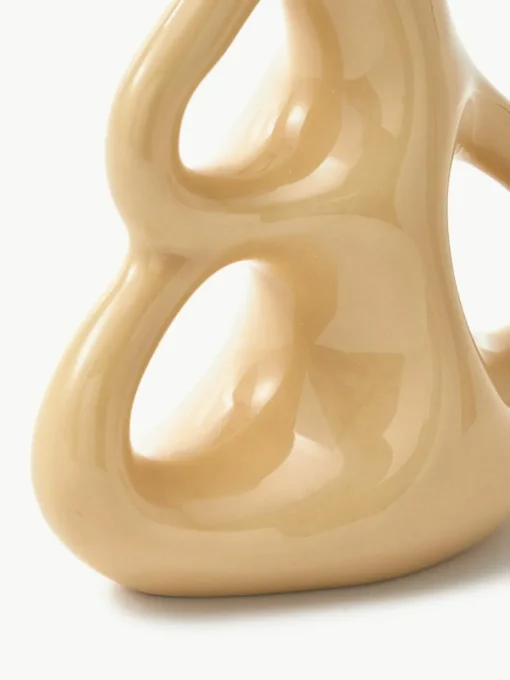 Handgefertigte Keramik-Vase Three Ears, H 21 cm