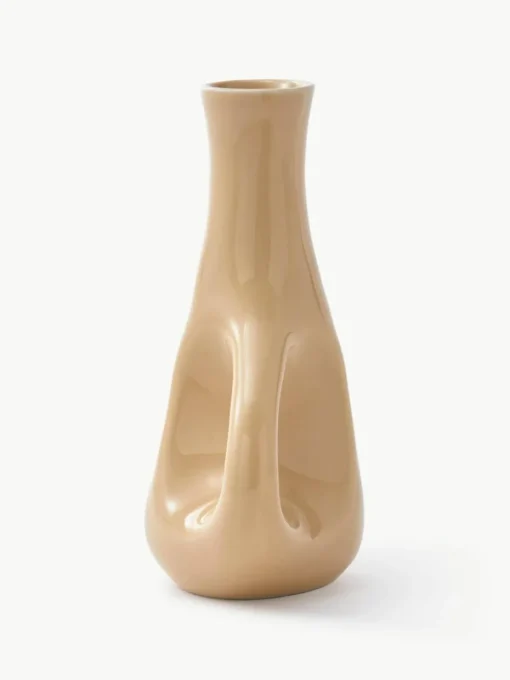 Handgefertigte Keramik-Vase Three Ears, H 21 cm