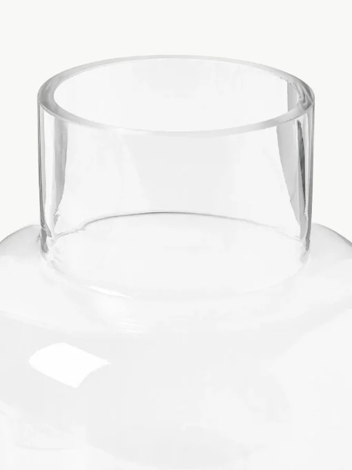 Handgefertigte Klassische Glas-Vase Lotta, H 25 cm