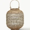 Handgefertigte Laterne Dive aus Jute