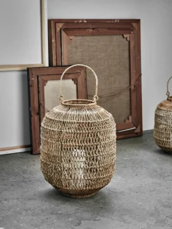 Handgefertigte Laterne Dive aus Jute