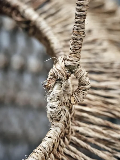 Handgefertigte Laterne Dive aus Jute