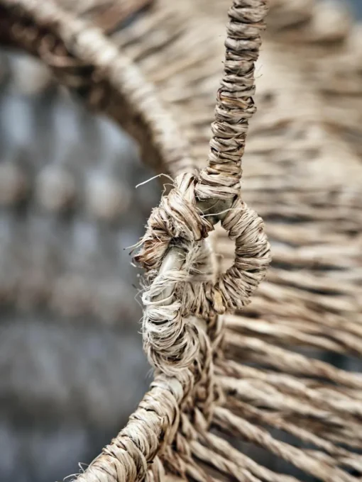 Handgefertigte Laterne Dive aus Jute