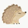 Handgefertigte LED-Kinderzimmerlampe Hedgehog mit Timerfunktion und Fernbedienung, dimmbar