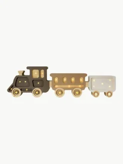 Handgefertigte LED-Kinderzimmerlampe Train mit Timerfunktion und Fernbedienung, dimmbar