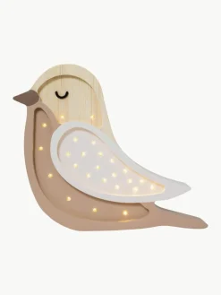 Handgefertigte LED-Kinderzimmerlampe Bird mit Timerfunktion und Fernbedienung, dimmbar