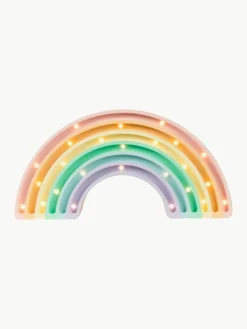 Handgefertigte LED-Kinderzimmerlampe Rainbow mit Timerfunktion und Fernbedienung, dimmbar
