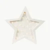 Handgefertigte LED-Kinderzimmerlampe Star mit Timerfunktion und Fernbedienung, dimmbar