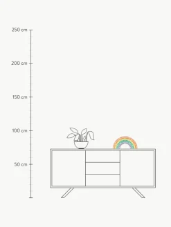 Handgefertigte LED-Kinderzimmerlampe Rainbow mit Timerfunktion und Fernbedienung, dimmbar