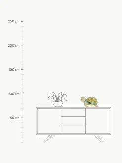 Handgefertigte LED-Kinderzimmerlampe Turtle mit Timerfunktion und Fernbedienung, dimmbar
