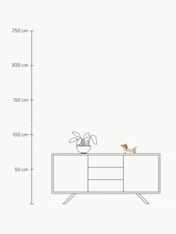 Handgefertigte LED-Kinderzimmerlampe Puppy Mini mit Timerfunktion und Fernbedienung, dimmbar