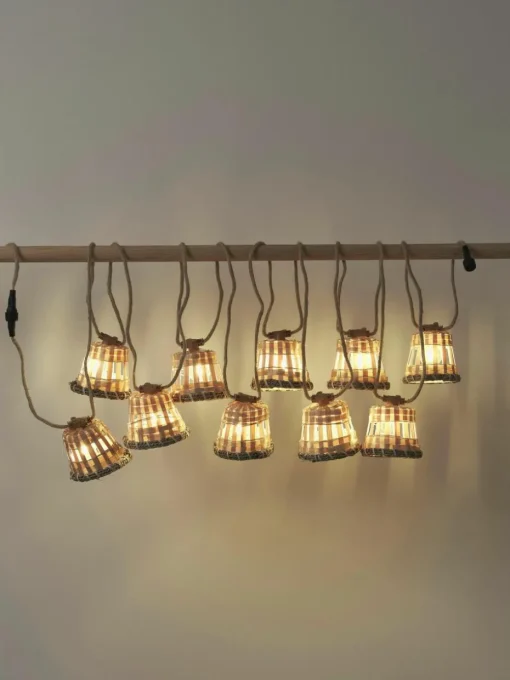 Handgefertigte LED-Lichterkette Aurora