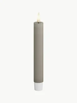 Handgefertigte LED-Stabkerzen Real Flame, H 15 cm, 2 Stück
