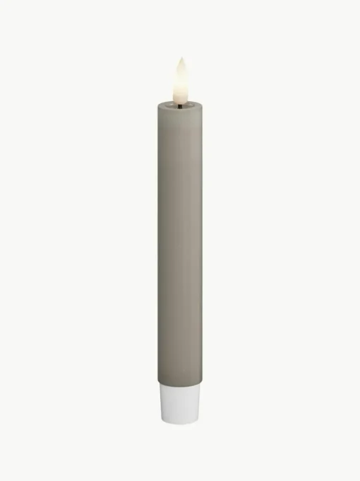Handgefertigte LED-Stabkerzen Real Flame, H 15 cm, 2 Stück