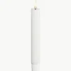 Handgefertigte LED-Stabkerzen Real Flame, H 24 cm, 2 Stück