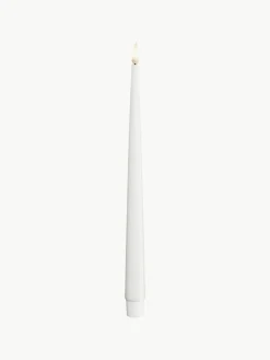Handgefertigte LED-Stabkerzen Real Flame, H 28 cm, 2 Stück