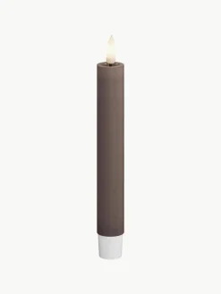 Handgefertigte LED-Stabkerzen Real Flame, H 15 cm, 2 Stück