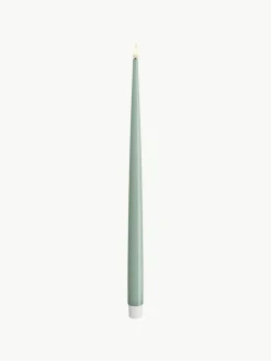 Handgefertigte LED-Stabkerzen Real Flame, H 38 cm, 2 Stück