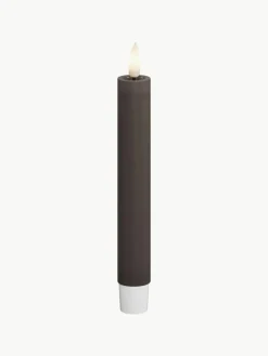 Handgefertigte LED-Stabkerzen Real Flame, H 15 cm, 2 Stück