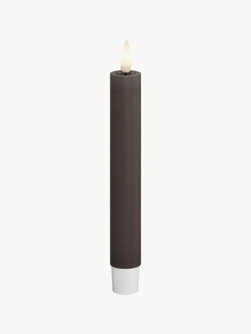Handgefertigte LED-Stabkerzen Real Flame, H 15 cm, 2 Stück