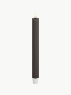 Handgefertigte LED-Stabkerzen Real Flame, H 24 cm, 2 Stück