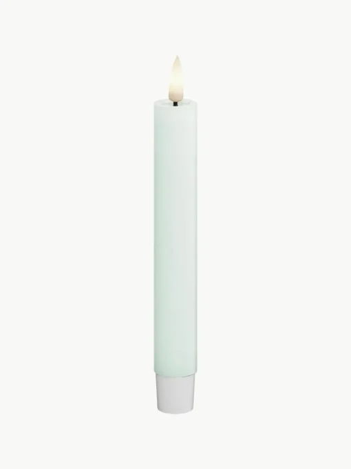 Handgefertigte LED-Stabkerzen Real Flame, H 15 cm, 2 Stück