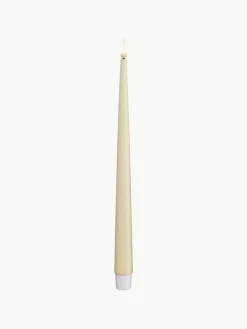 Handgefertigte LED-Stabkerzen Real Flame, H 28 cm, 2 Stück
