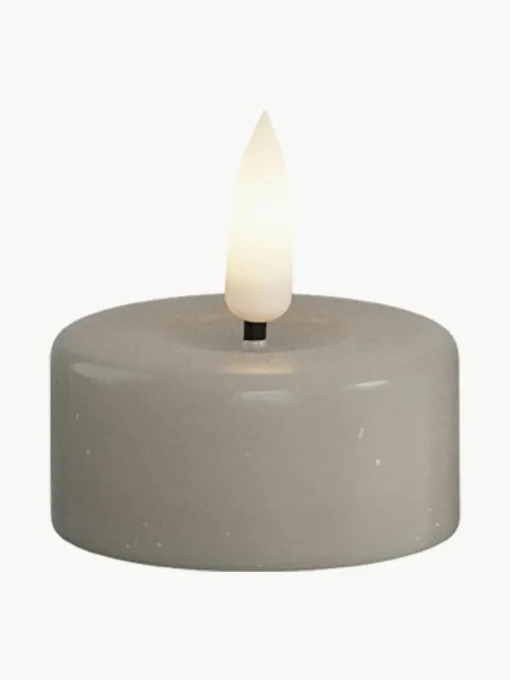 Handgefertigte LED-Teelichter Real Flame, 4 Stück