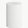 Handgefertigte Outdoor LED-Kerze Real Flame, H 15 cm