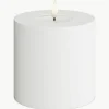 Handgefertigte Outdoor LED-Kerze Real Flame, H 10 cm
