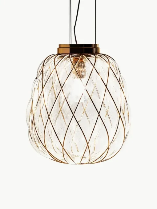 Handgefertigte Pendelleuchte Pinecone