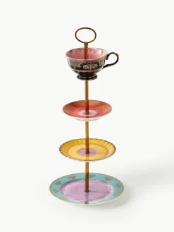 Handgefertigte Porzellan-Etagere Grandpa