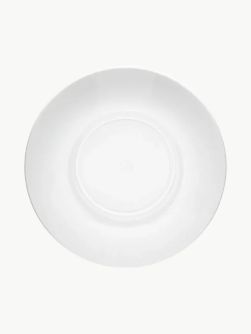 Handgefertigte Porzellan-Kaffeetassen Cosmopolitan mit Untertassen, 2 Stück