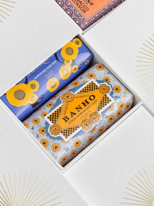Handgefertigte Seife Banho (Zitrone, Lavendel & Vanille)