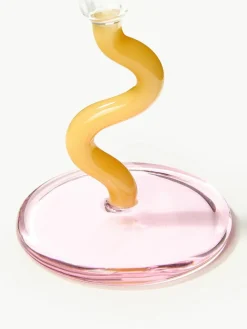 Handgefertigte Sektgläser Curve, 2 Stück