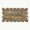 Handgefertigte Servierplatte Kallo aus Mangoholz