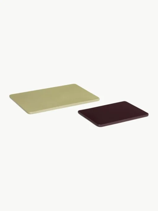 Handgefertigte Servierplatten Amare, 2er-Set