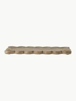 Handgefertigte Servierplatte Kallo aus Mangoholz