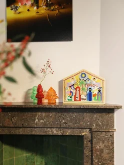 Handgefertigte Spiel-Weihnachtskrippe The Crib, 14er-Set