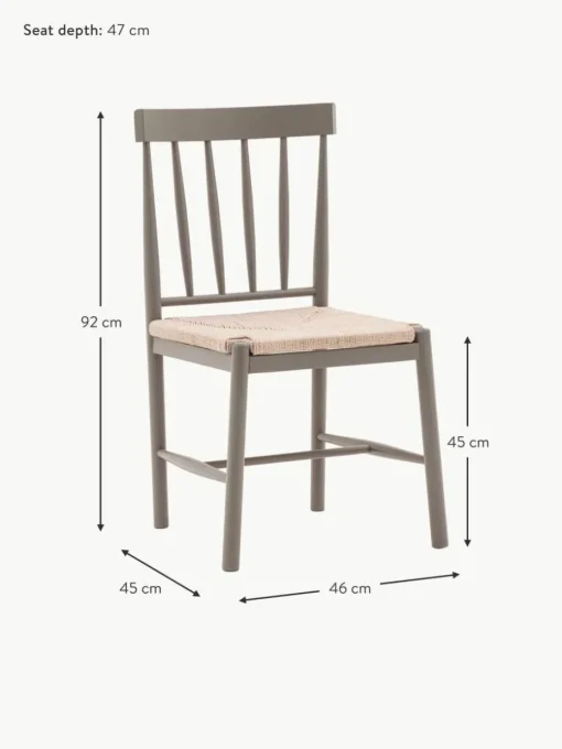 Handgefertigte Stühle Eton aus Buchenholz, 2 Stück