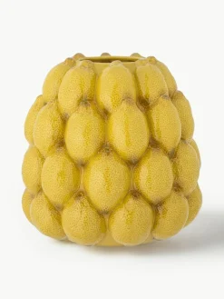 Handgefertigte Vase Limone, H 22 cm