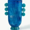 Handgefertigte Vase Mustique in Marmor-Optik, H 27 cm