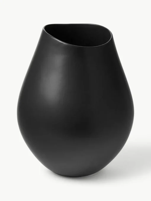 Handgefertigte Vase Opium aus Steingut, H 39 cm