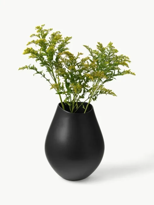 Handgefertigte Vase Opium aus Steingut, H 39 cm