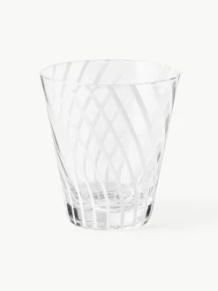 Handgefertigte Wassergläser Carson, 4 Stück