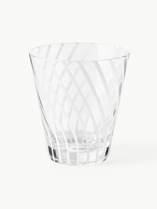 Handgefertigte Wassergläser Carson, 4 Stück